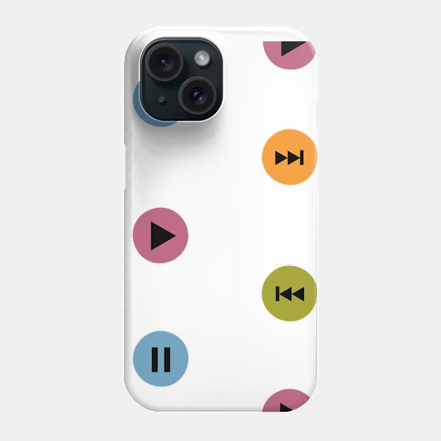 Colorful Player Icon Dots Phone Case by XOOXOO