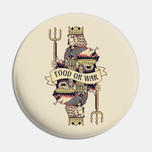 food or war Pin