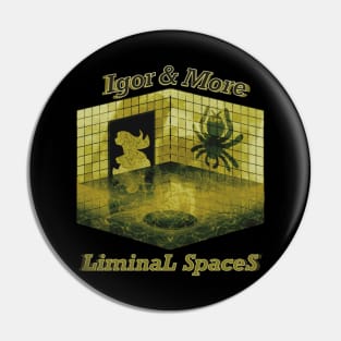 Igor & More Tarantula Liminal Spaces Yellow Pin