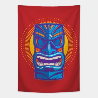 Blue Tiki Sunshine Tapestry