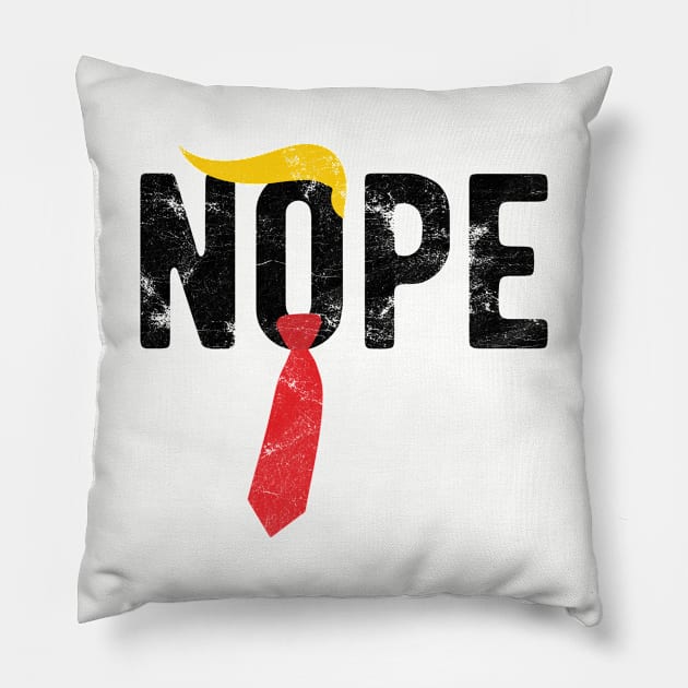 Nope Trump anti trumpdemocrat 2020 Pillow by Gaming champion