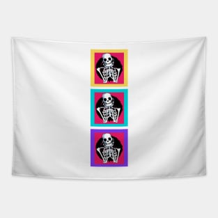 Halloween X-Ray Love Colorful Pop Art Gifts Tapestry