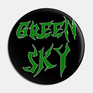 green sky Pin