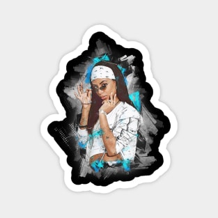 Aaliyah Art Magnet