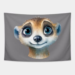 Meerkat Watercolor Tapestry