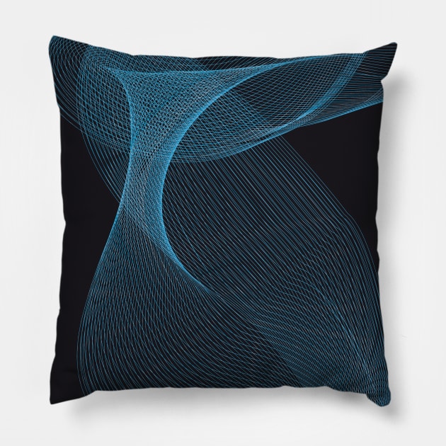 Swirrl Pattern Pillow by tgbdesign