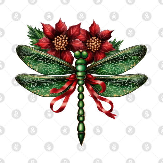 Fairy Christmas Dragonfly by Chromatic Fusion Studio