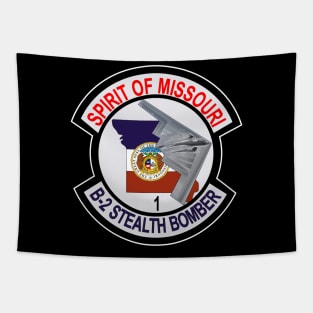 B2 - Spirit of Missouri - Stealth Bomber wo Txt Tapestry