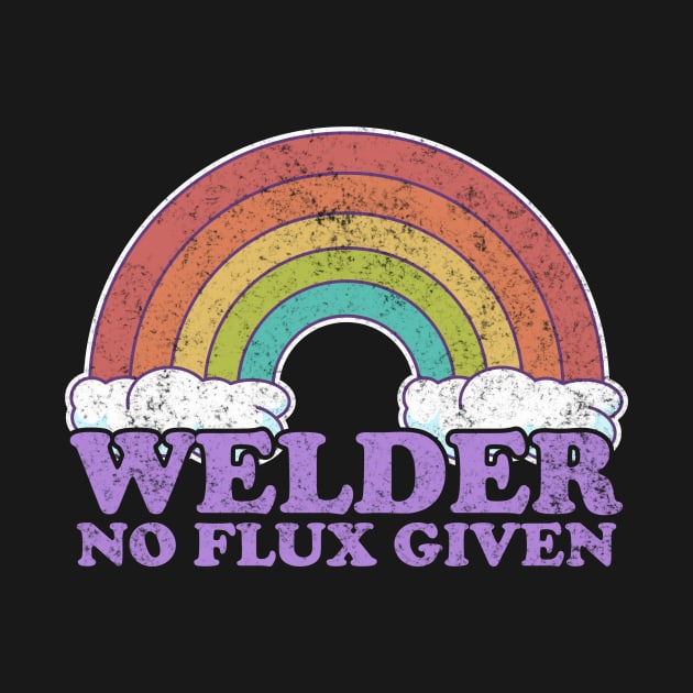 Welder No Flux Given Rainbow and Clouds by KawaiinDoodle