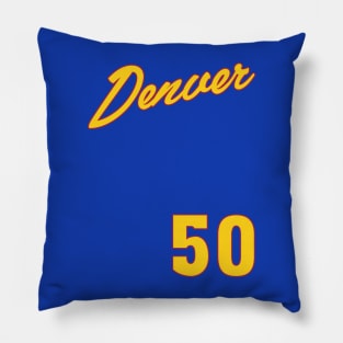 CLASSIC - Denver Basketball Pillow