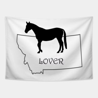 Montana Horse Lover Gift Tapestry