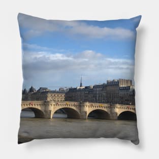 Pont Neuf Paris France Pillow