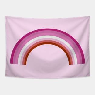 Lesbian Rainbow Flag Tapestry