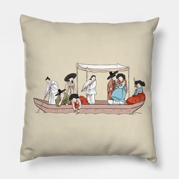 Enjoy boating Pillow by MMDL