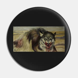 Steppe wolf Pin