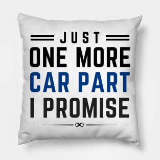 Funny Car Enthusiast Lover Auto Mechanic work Pillow