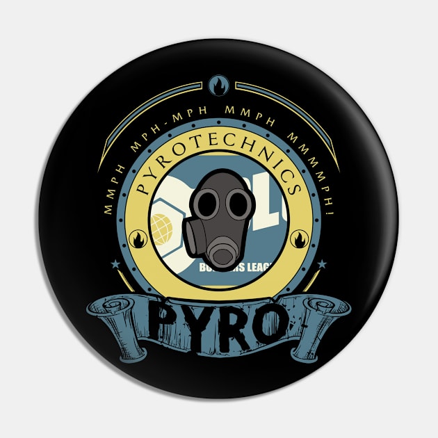 Pyro - Blue Team Pin by FlashRepublic