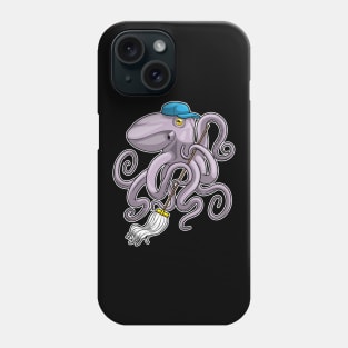 Octopus Cleaner Mop Phone Case