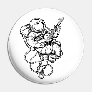 SEEMBO Spaceman Playing Guitar Guitarist Musician Music Band Pin