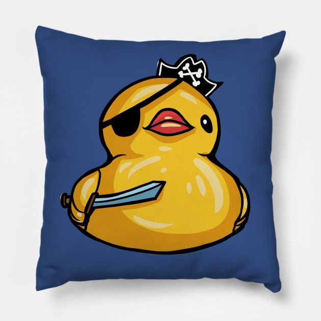 Pirate Rubber Ducky Pillow by Manfish Inc.