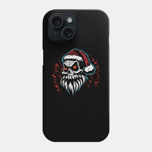 Santa Claus Skull Spooky Christmas Phone Case