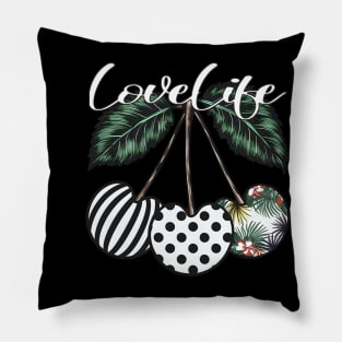 Love Life - Love Cherries Pillow
