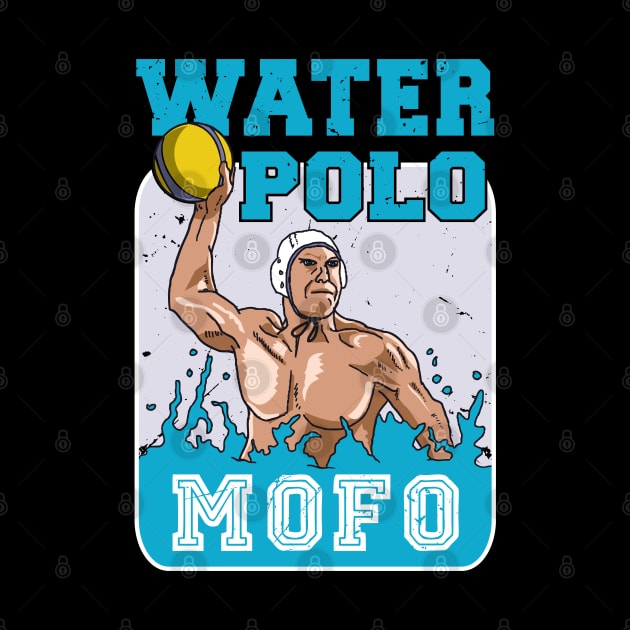 Water Polo Player Mofo Swimming Water Polo Swimming by atomguy