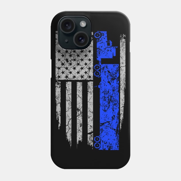 Patriot Trucker Usa Flag Phone Case by QUYNH SOCIU