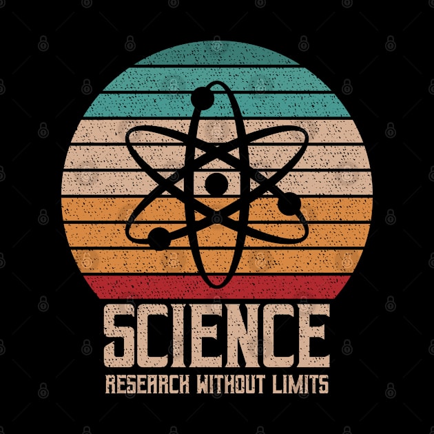 Science research without limits vintage by Mako Design 