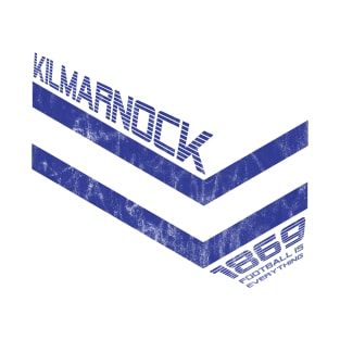 Football Is Everything - Kilmarnock FC 80s Retro T-Shirt