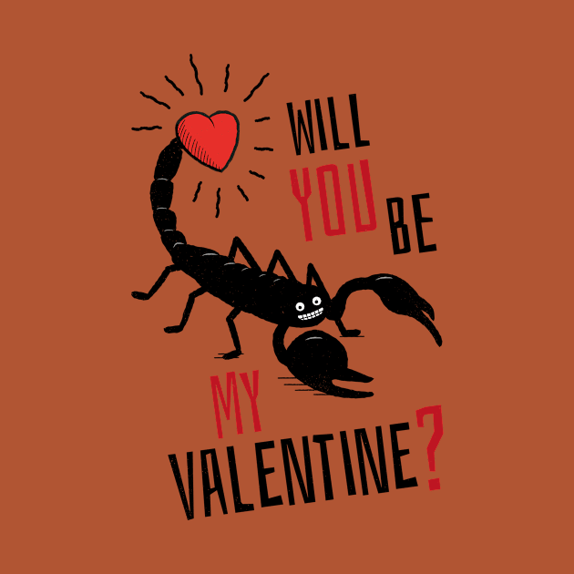 Will You Be My Valentine? Scorpion Love. by propellerhead