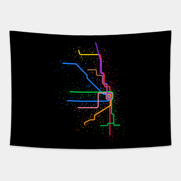 Chicago L Tapestry by simplistictees