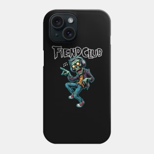 Fiend Club Dancing Zombie with Headphone Phone Case