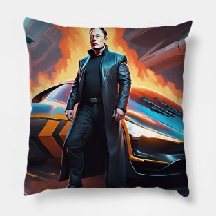 X-Man Elon Musk Pillow