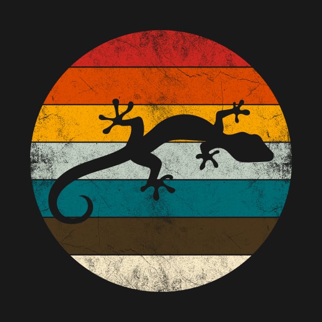 Reptile Retro Cute Geckos by shirtsyoulike