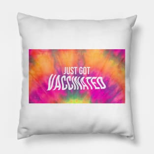 TIE DYE VACCINATED Pillow