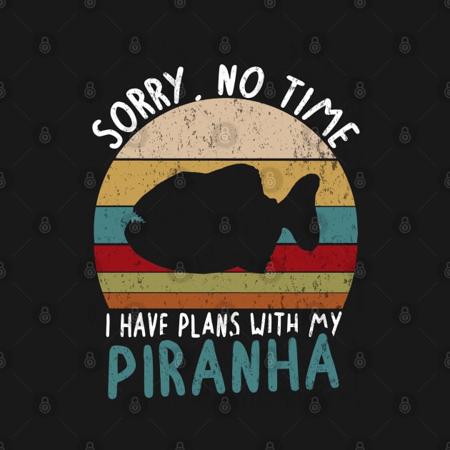 No time plans piranha fan loves sea pacific by FindYourFavouriteDesign