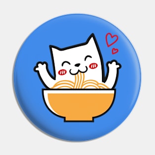 Cat Noodles Pin