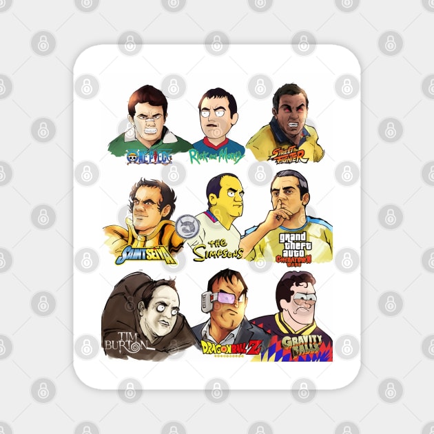 Cuauhtemoc Blanco in 9 Styles Magnet by akyanyme