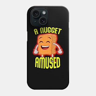 A LAUGHING CHICKEN NUGGET AMUSED! UNIQUE MEME IDEA Phone Case