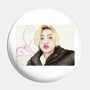 Jungkook Blonde Selca Pout Pin