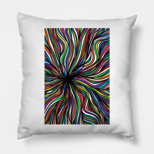 Colourful Swirl Pillow