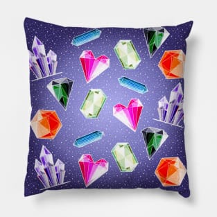 Crystals and gemstones Pillow