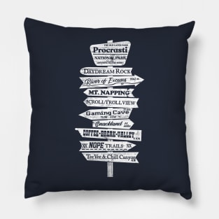 Procrasti National Park Pillow