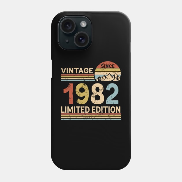 Vintage Since 1982 Limited Edition 41st Birthday Gift Vintage Men's Phone Case by Schoenberger Willard