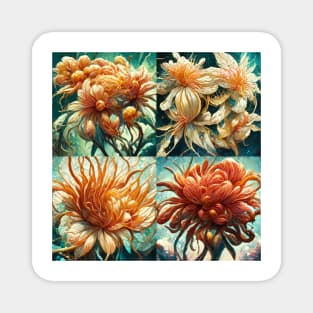 Beautiful Chrysanthemum flowers Magnet