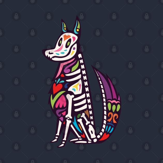 day of the dead animal by Doodlejoystore