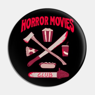 Horror Movies Club Pin