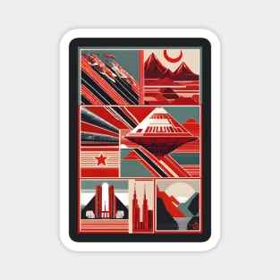 Soviet union art Magnet