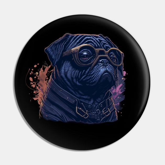 Steam Pug Pin by Dreanpitch